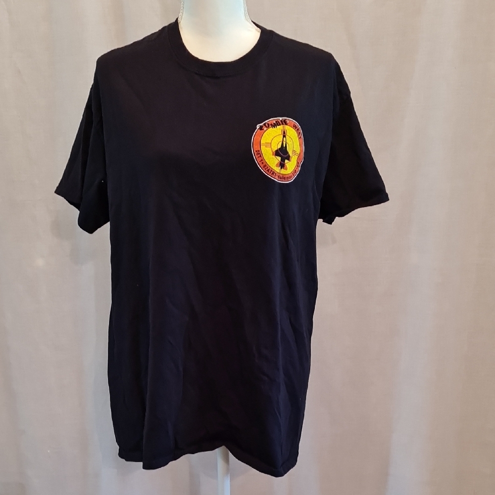 Gildan Black Short Sleeve Tee Classic Cotton, Holloman AFB NM, Sz L, Unisex, EUC
